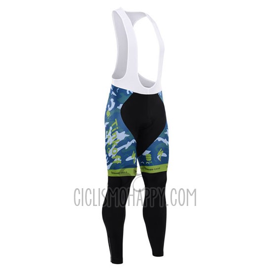 Tinkoff Saxo Bank Cycling Jersey Bib Tight 2015 Long Sleeve Sky Blue and Blue